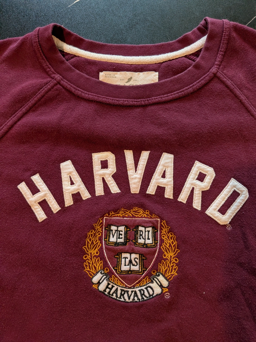 VINTAGE Harvard Crewneck Sweatshirt - Picture 3 of 9